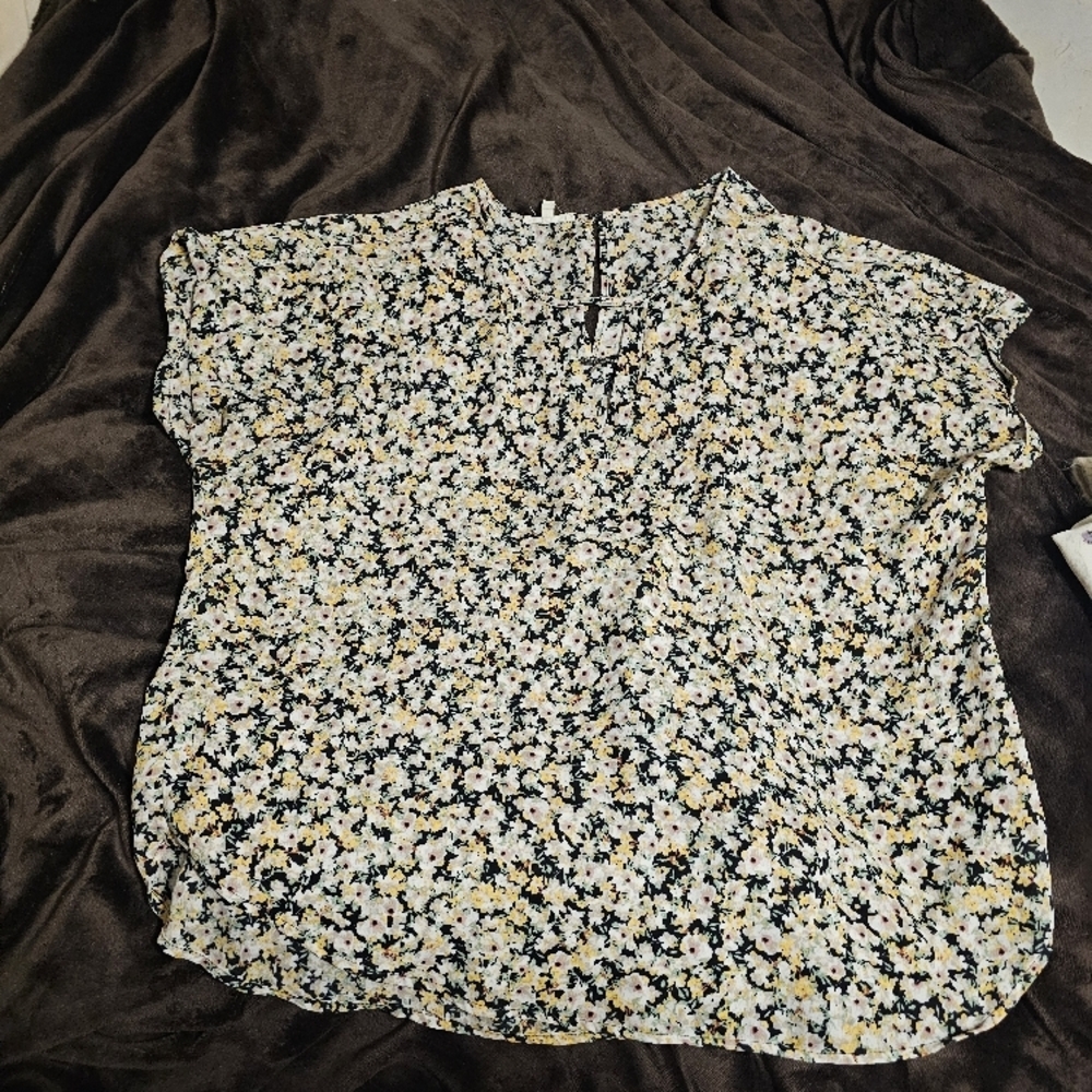 Floral Print Women's Top